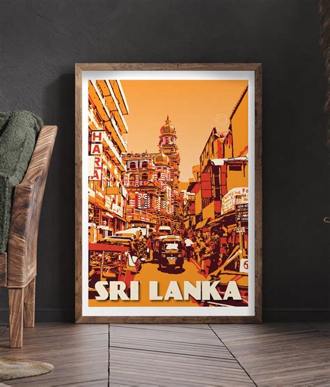 Sri Lanka Poster Etsy