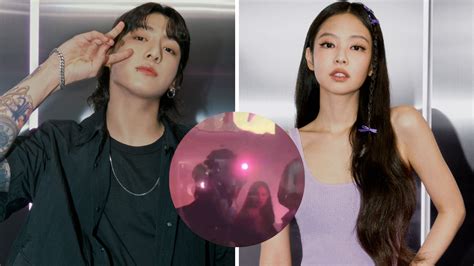 Bts Jungkook Blackpink S Jennie In One Frame Fans Cheer As Video Of