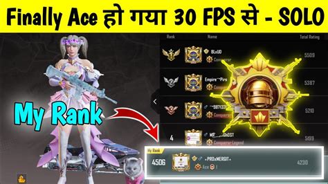 🇮🇳 Day 08 Finally Reached Ace In Solo Bgmi Solo Rankpush Tips Youtube