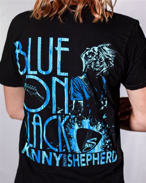 Blue On Black T Shirt Kenny Wayne Shepherd Gear