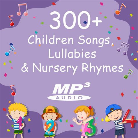 300+ Childrens Songs Lullabies & Nursery Rhymes Sing Along Baby Kids mp3 disc CD