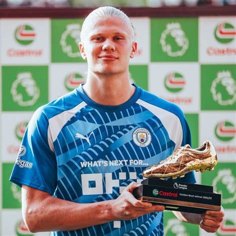 Erling Haaland Se Consagra Con La Bota De Oro De La Premier League