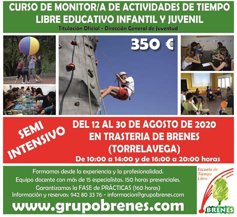 Grupo Brenes Monitor A De Actividades De Tiempo Libre Educativo