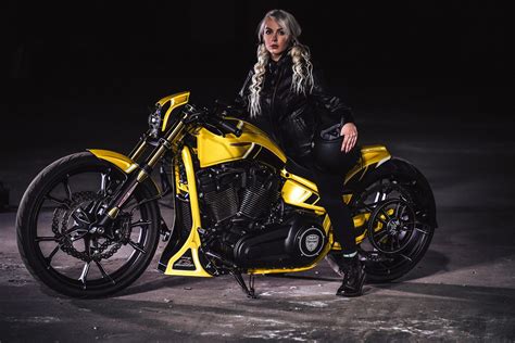 Download Thunderbike Customs Harley Davidson Custom Motorcycle Woman