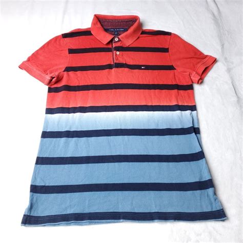 Tommy Hilfiger Custom Fit Polo Shirt Mens Size M Depop