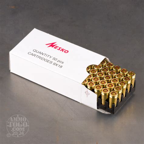 Cheap 9mm Makarov 9x18mm Ammo Bulk Mesko Full Metal Jacket Fmj 1000 Round Packs