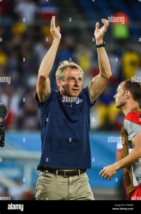 Juergen Klinsmann Ghana V USA FIFA World Cup 2014 Natal Brazil 16