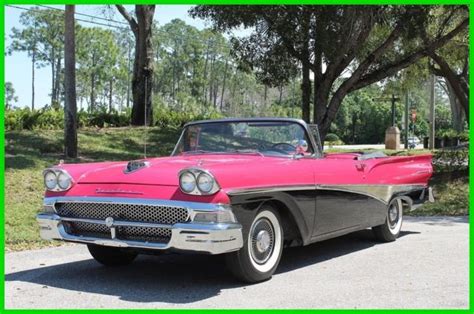 1958 Ford Fairlane 500 Convertible for sale: photos, technical ...