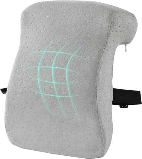 Amazon.com: HOMBYS Memory Foam Neck Support for Short-Back Office Chair