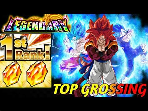 TOP GROSSING IN OVER 7 COUNTRIES FREE STONES INCOMING DBZ DOKKAN