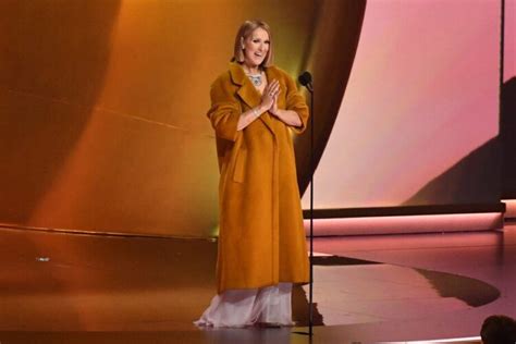 síndrome rara Céline Dion faz aparição no Grammy 2024