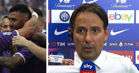 Inzaghi Indica Un Punto Di Forza Della Fiorentina Poi Il Giudizio Sul