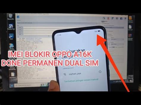 Repair Imei Oppo A16k Cph2349 Imei Blokir Malaisia Permanen Garansi