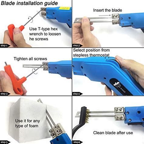 Ks Eagle Hand Held Electric Foam Hot Cutter Knife Grooving Carving Knife Sculpture Styrofoam
