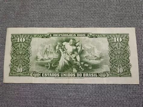 Billete Antiguo De 10 Cruzeiros De Brasil Coleccionable En Venta En