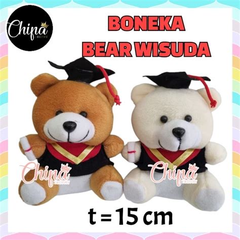 Jual Boneka Wisuda Bear Beruang Mini Buket Bunga Shopee Indonesia