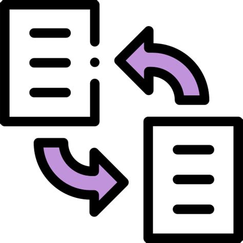 Icono De Sincronizaci N De Datos Detailed Rounded Lineal Color