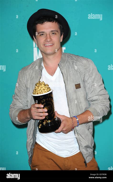 Josh Hutcherson Backstage In The MTV Movie Awards Room 2012 Universal