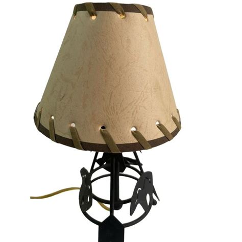 Unbranded Accents Bear Fetish Table Lamp Arrowhead Cast Iron Rustic