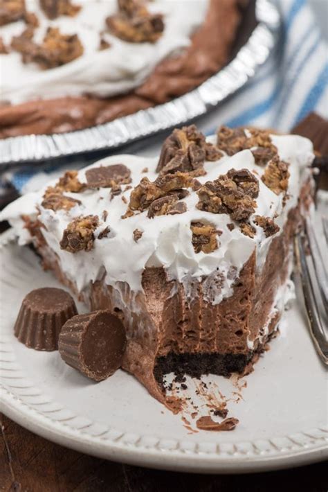 No Bake Chocolate Peanut Butter Pie Crazy For Crust Recipe