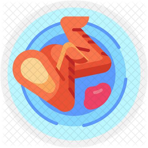 Chicken Wings Icon Download In Flat Style