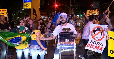 Jornal Da Globo Manifestantes Contra E A Favor Do Impeachment V O S