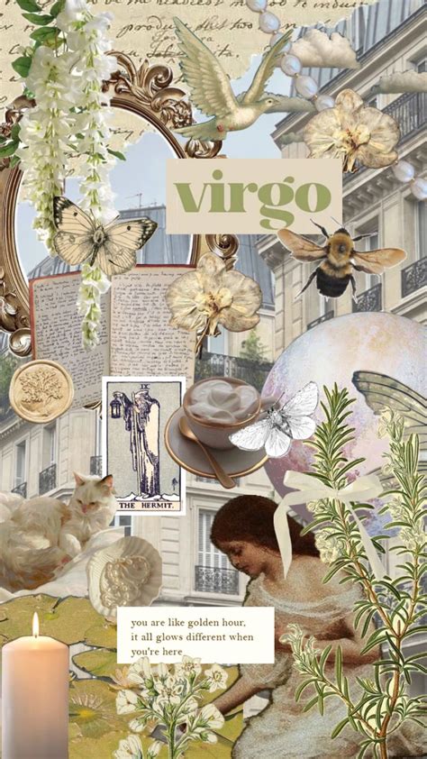 Virgo Zodiac Aesthetic Art