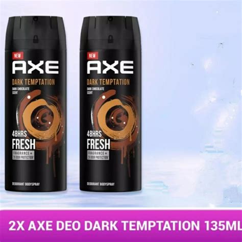 Jual Axe Deodorant Body Spray Pria Dark Temptation Ml Isi Pcs