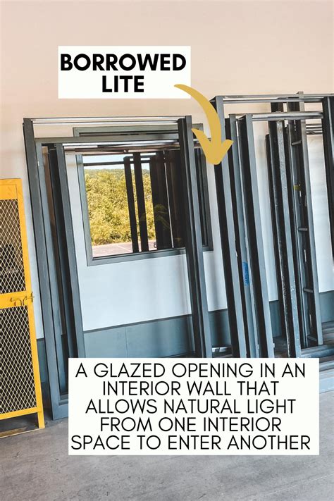 What Is A Borrowed Lite It Is A Glazed Opening In An Interior Wall