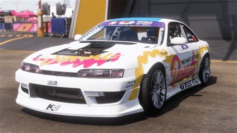 1996 Formula Drift 51 Donut Media Nissan 240SX Forza Horizon 5