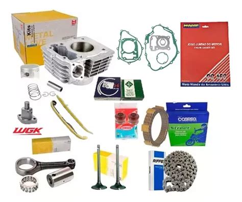 Kit Motor Completo Biela Juntas Cg Titan 150 2004 Ate 2016