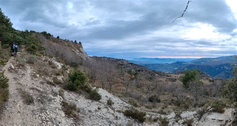 Boucle Col de Vence Plateau de St Barnabé le 22 01 23 par