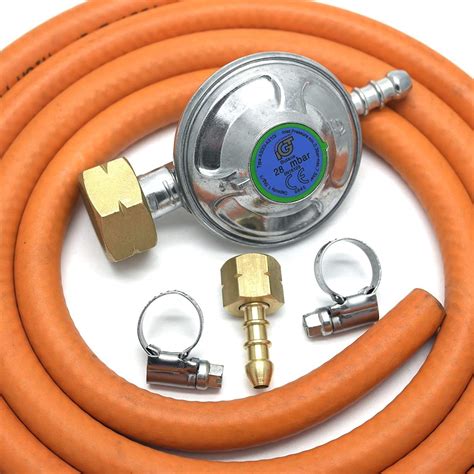 Igt 4 5Kg Butane Gas Regulator Replacement Hose Kit For Bbqs With A 1 4