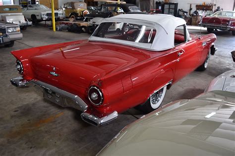 1957 Ford Thunderbird In Flame Red Is Gorgeous