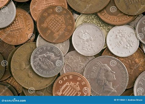 Money In Loose Change Royalty Free Stock Photos - Image: 911868