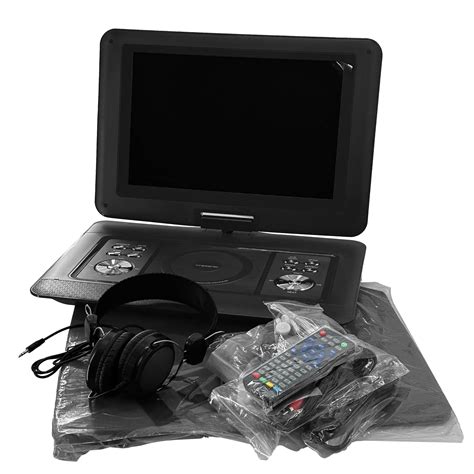 Pre Owned Trexonic Inch Portable Dvd Player With Tv In Black