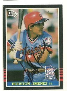 HOUSTON JIMENEZ 1985 DONRUSS SIGNED 269 TWINS EBay