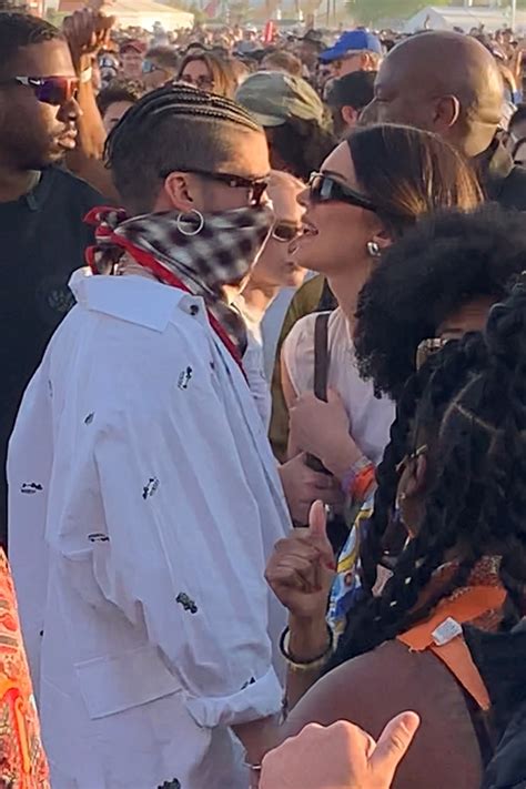 Kendall Jenner Bad Bunny Get Close At Coachella Amid Rumors