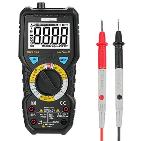 Niceao Digital Multimeter Trms Counts Multi Tester Non Contact