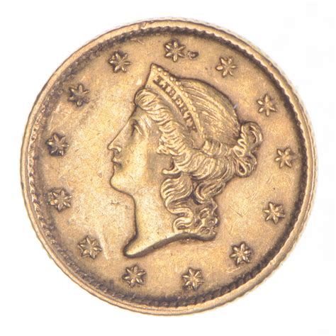 $1.00 United States Gold Coin - 1854 Liberty Head - Historic | Property