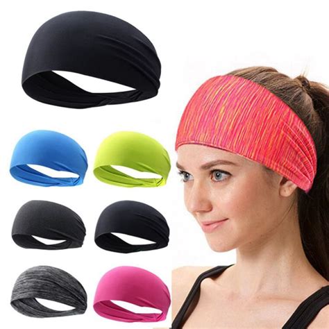 1pc Sports Headband For Men Women Running Yoga Fitness Hair Bands