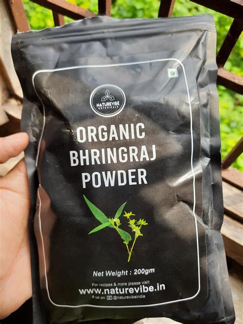 Buy Naturevibe Botanicals Organic Bhringraj Powder Gms Online At