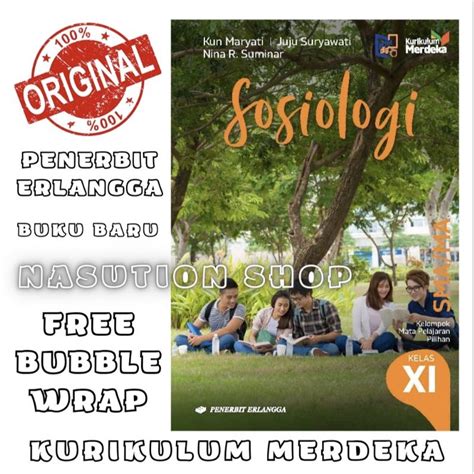 Jual Buku Sosiologi Kelas Xi Sma Erlangga Kurikulum Merdeka