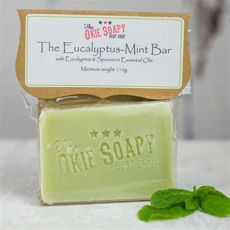 The Eucalyptus Mint Bar Eucalyptus Lovely Handmade Soap Scented With