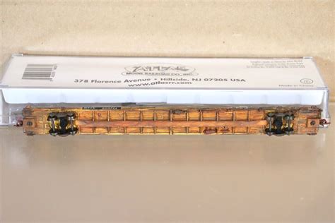 Atlas N Weathered Ttx Acf Flat Car Triple