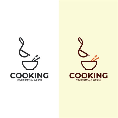 Cooking Logo Icon Or Symbol For Design Menu Restaurant Graphic Logo