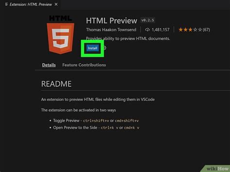 Visual Studio Code Html