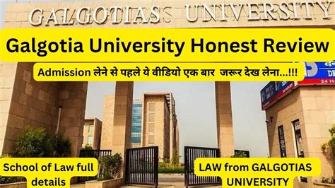 Galgotias University Galgotias College School Of Law Galgotia