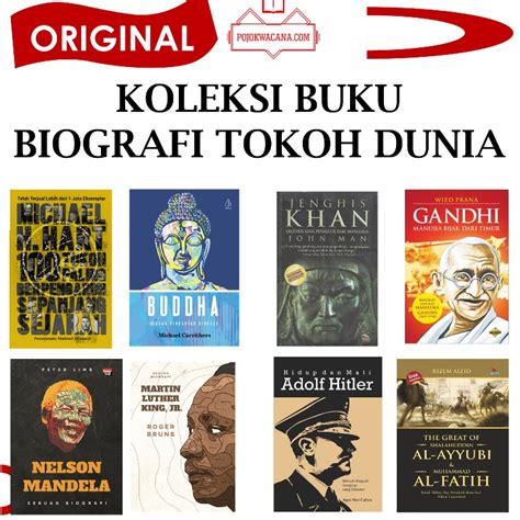 Jual Original Koleksi Buku Biografi Tokoh Dunia 100 Tokoh Paling