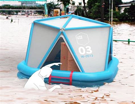 Life Box An Air Droppable Pop Up Recovery Shelter For Victims Of